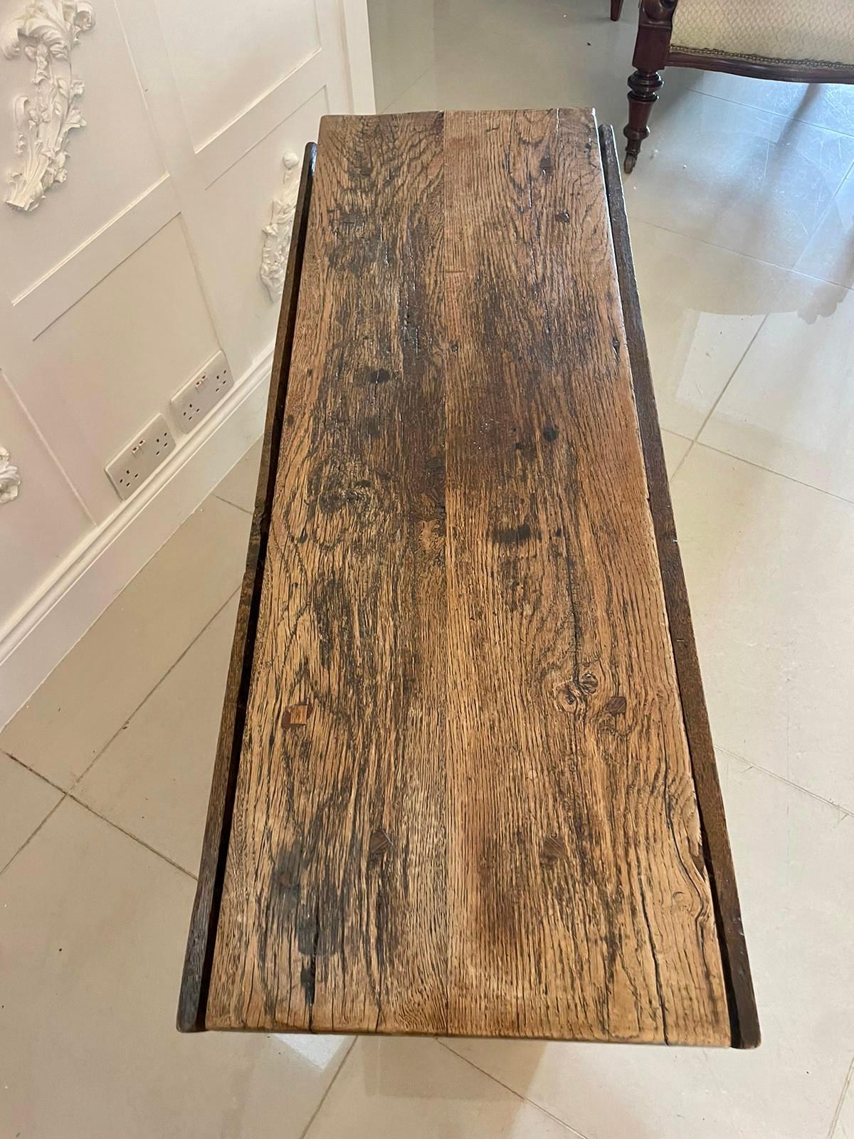 Antique Victorian Quality Oak Gateleg Table  For Sale 5