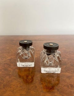 Antique Victorian Quality Papier-Mache Desk Set