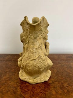 Antique Victorian quality relief moulded jug