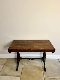 Antique Victorian quality rosewood centre table
