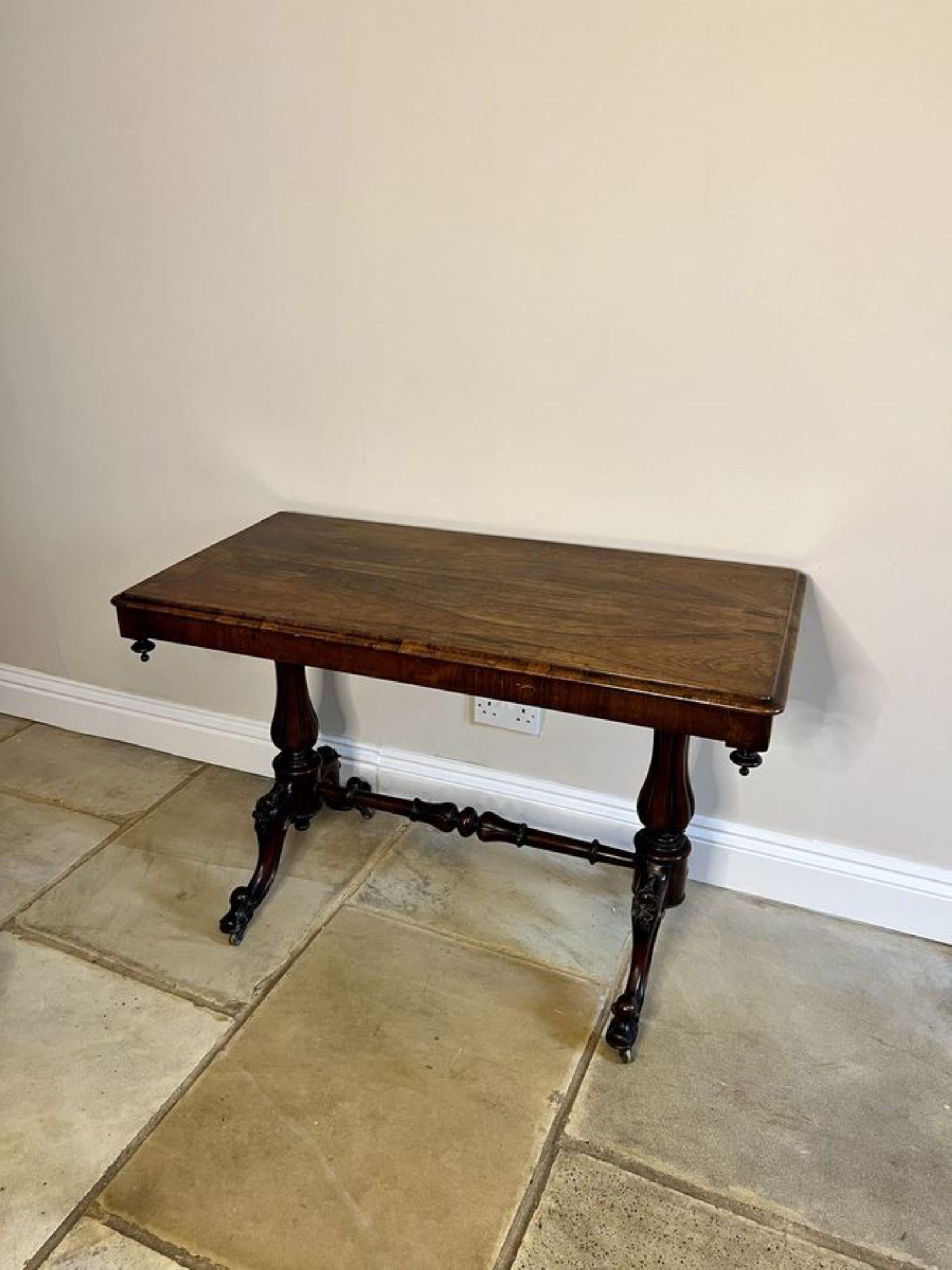 Early Victorian Antique Victorian quality rosewood centre table  For Sale