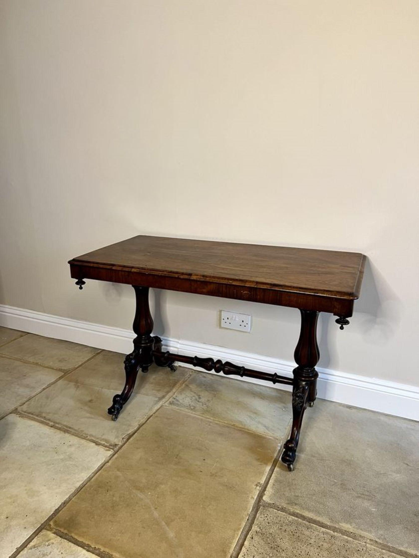 Antique Victorian quality rosewood centre table  In Good Condition For Sale In Ipswich, GB