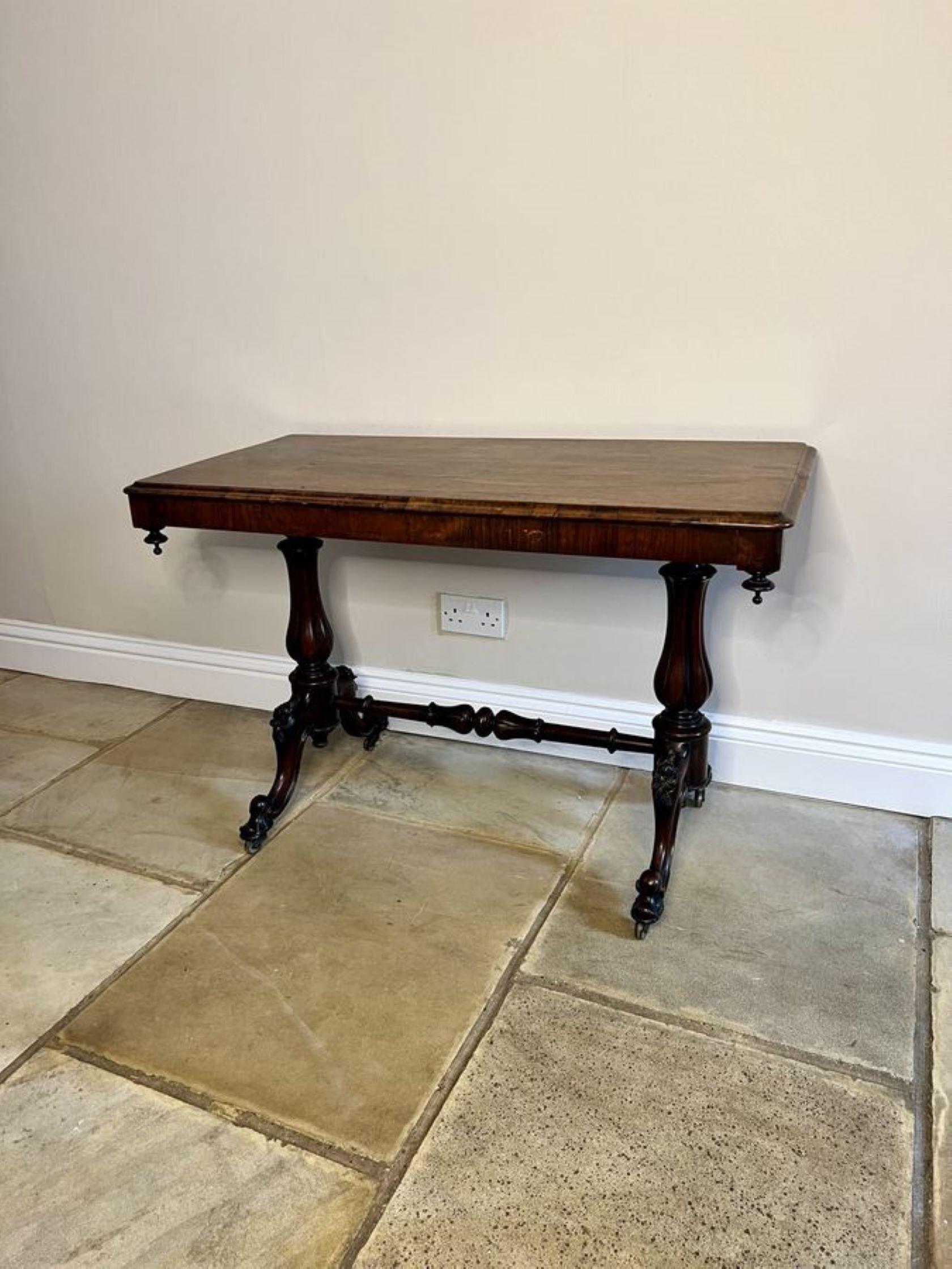 Antique Victorian quality rosewood centre table  For Sale 1