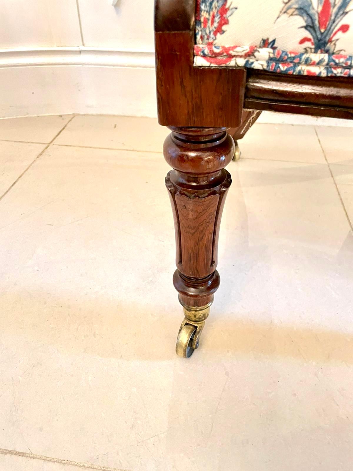 Antiker Beistellstuhl aus Rosenholz in viktorianischer Qualitt im Angebot 3