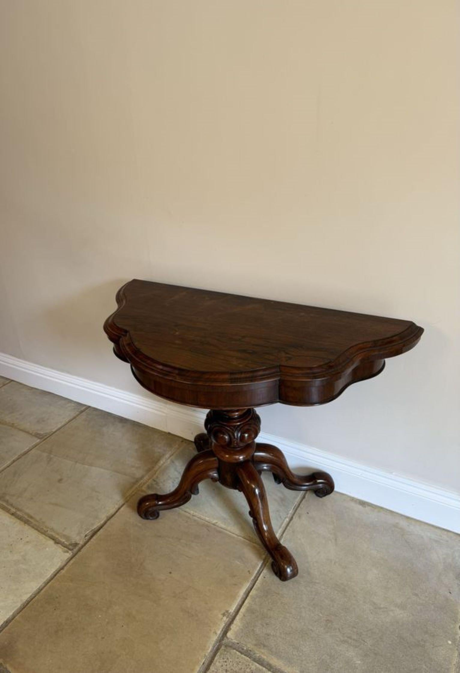Antique Victorian quality rosewood tea table  For Sale 6