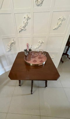Antique Victorian Quality Solid Walnut Sutherland Table