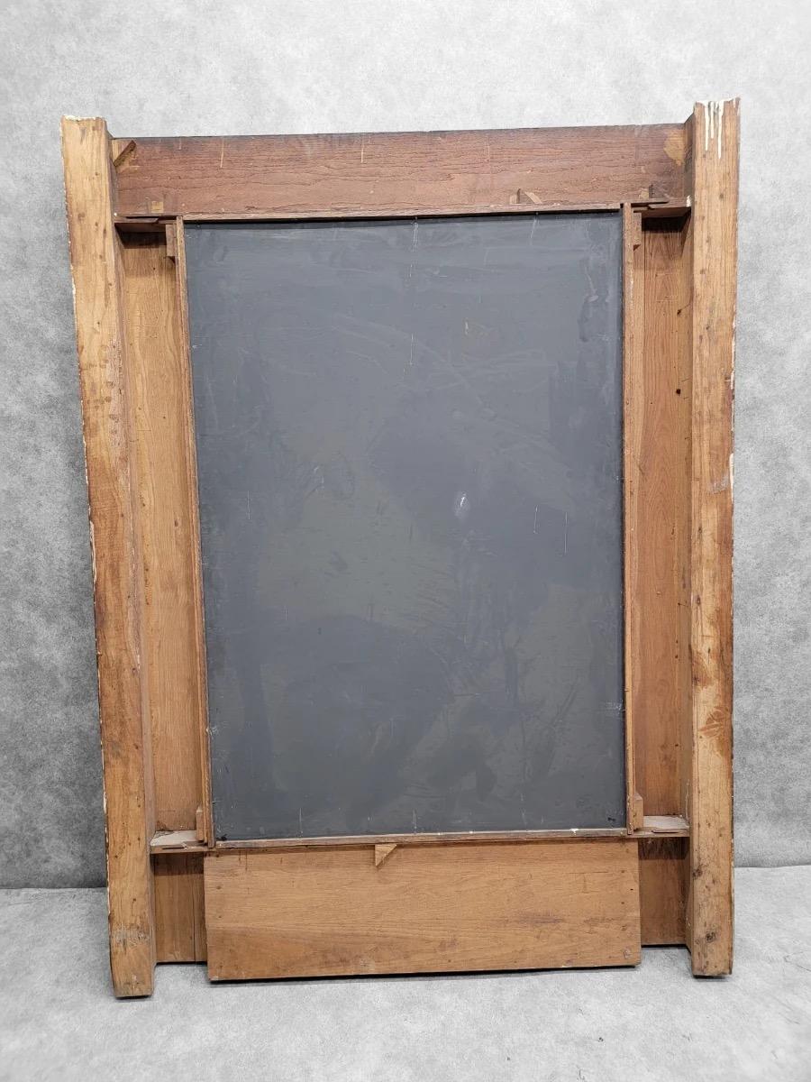 Antique Victorian Quarter-Sawn Oak Salvaged Console Pier Mirror 6