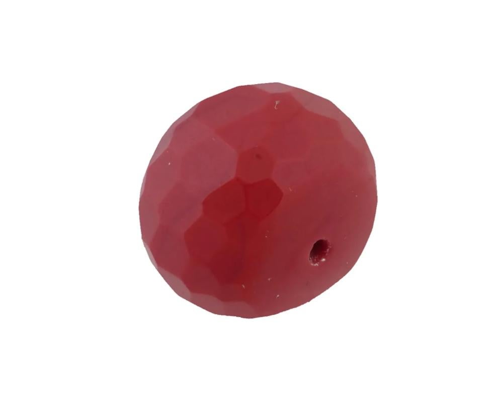 Antikes viktorianisches rotes Korallen-Intaglio-Siegelperlen-Intaglio im Zustand „Gut“ im Angebot in New York, NY