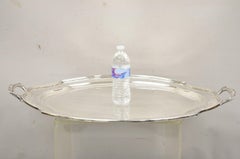 Antique Victorian Reed & Barton Large Oval 31.5” Serving Platter Tray