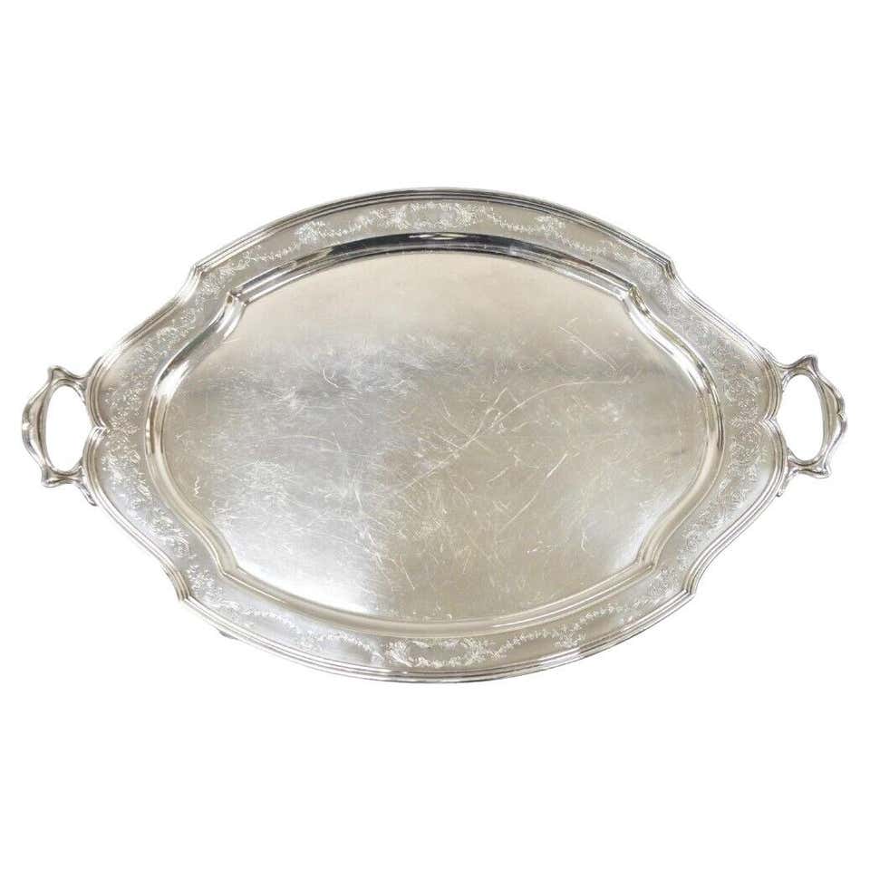 Round Reed and Barton Silverplate Candy Dish or Catchall For Sale at ...