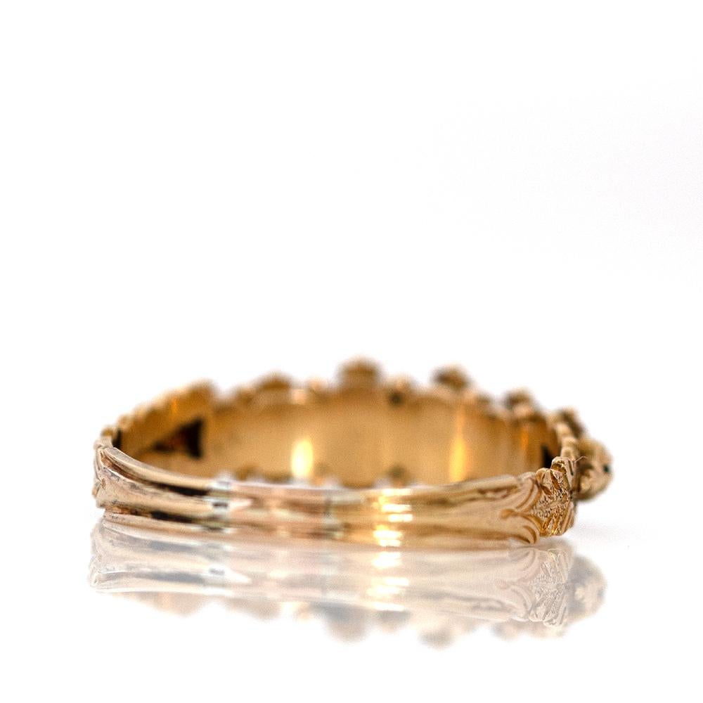 Antique Victorian REGARD Gemstone 15ct Gold Ring For Sale 1