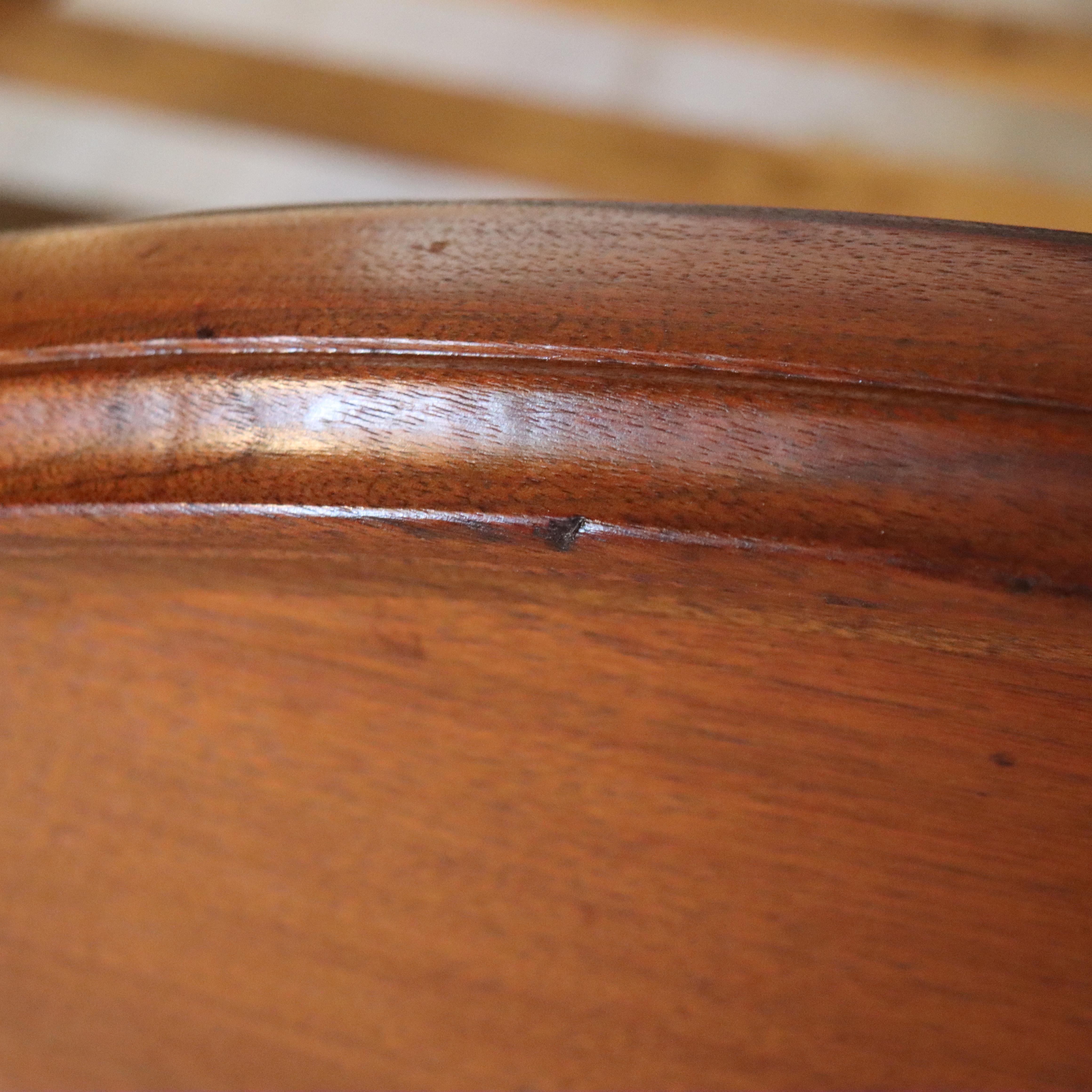 Antiguo marco de cama victoriano renacentista tallado en nogal y nudo c1890 en venta 7