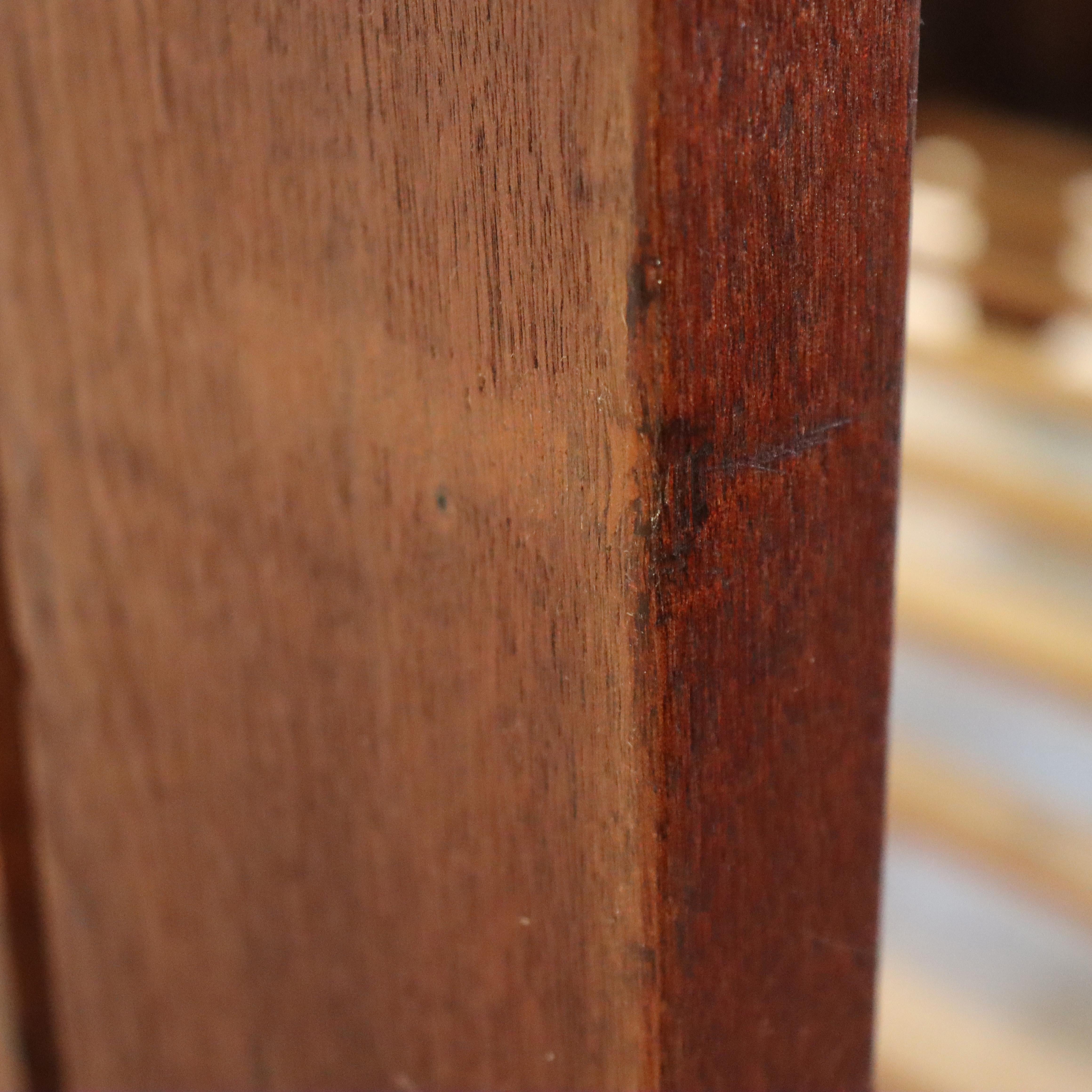 Antiguo marco de cama victoriano renacentista tallado en nogal y nudo c1890 en venta 8