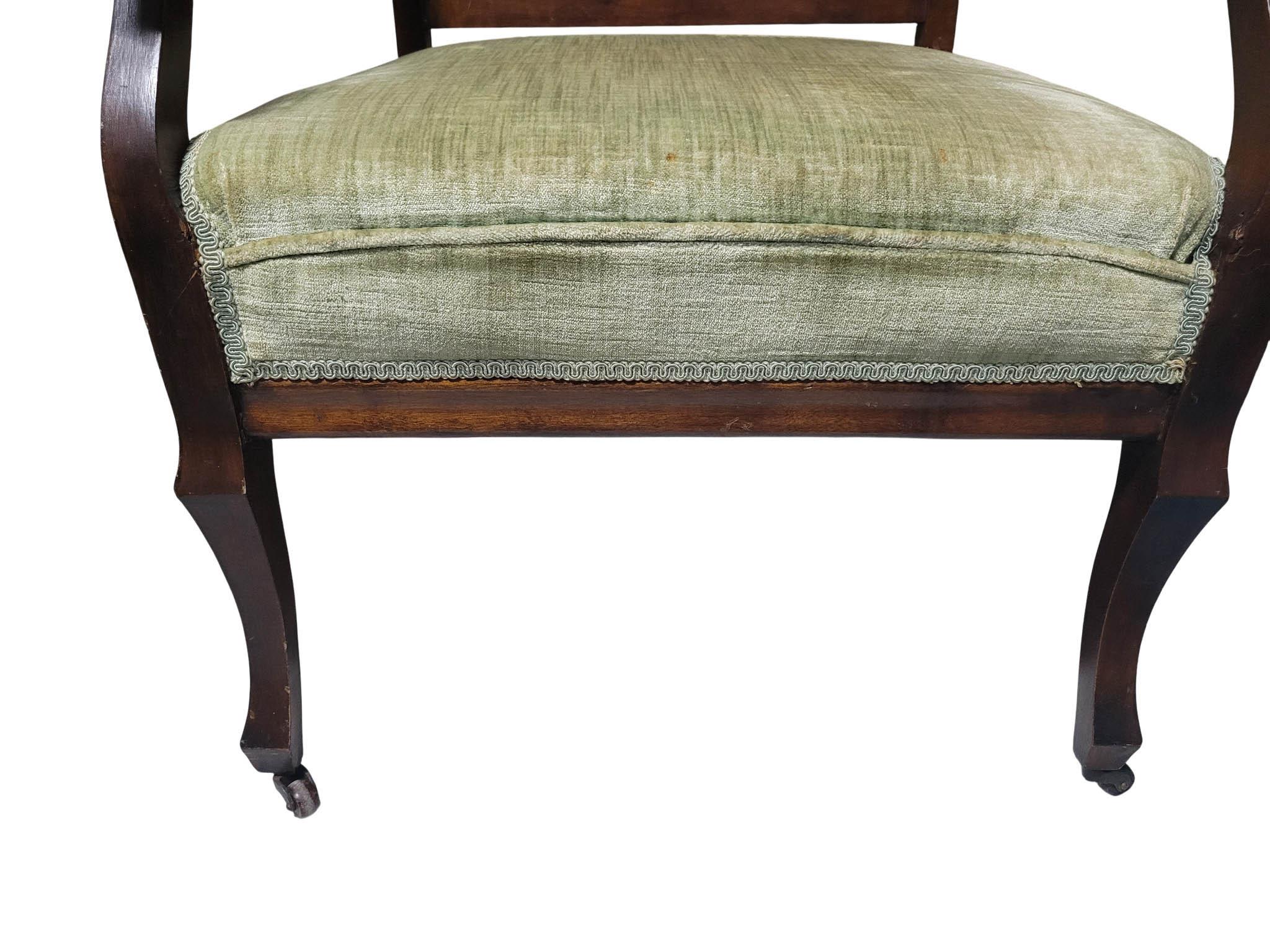 Antiguo sillón de salón victoriano renacentista, c. 1880 en venta 8