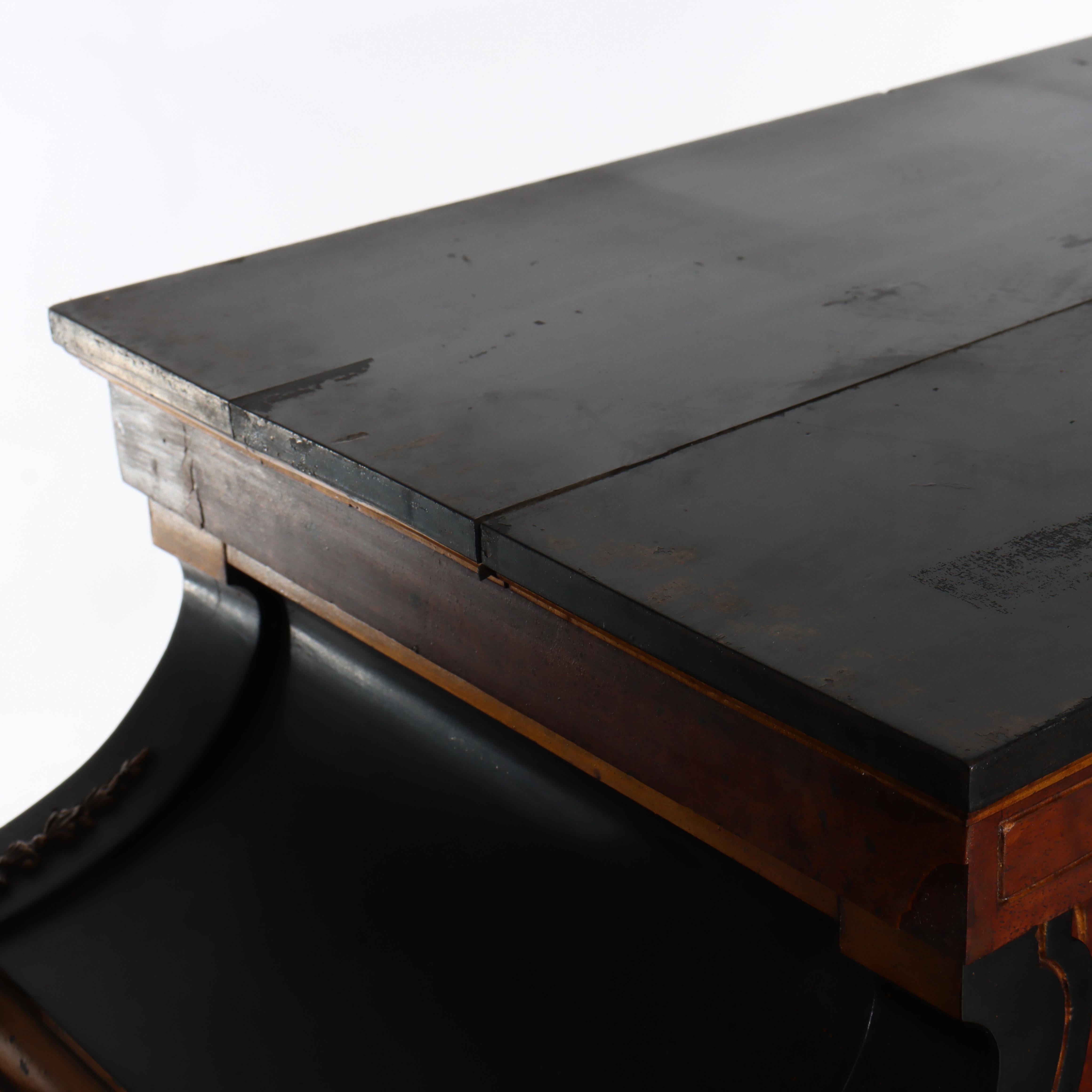 Antico mobile rinascimentale vittoriano in noce e radica intarsiata in vendita 8