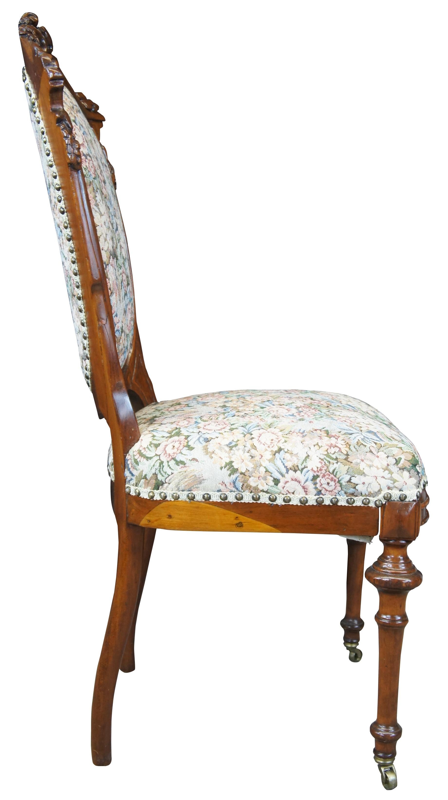 victorian needlepoint chair