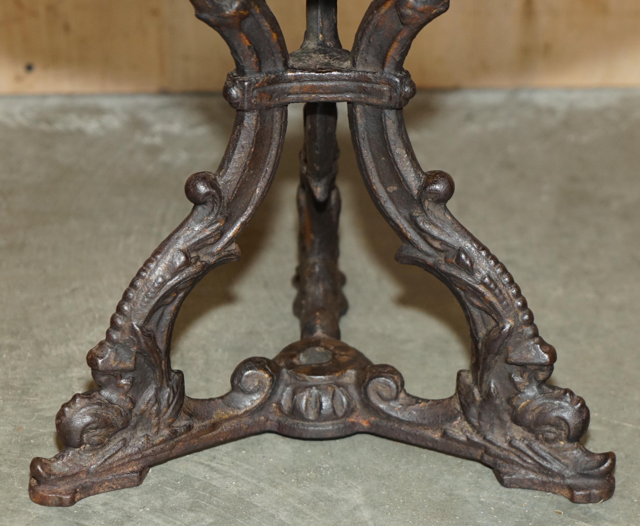 ANTIQUE VICTORIAN RESTORED BROWN LEATHER CHESTERFIELD TUFTED CAPTAiNS CHAIR im Angebot 5