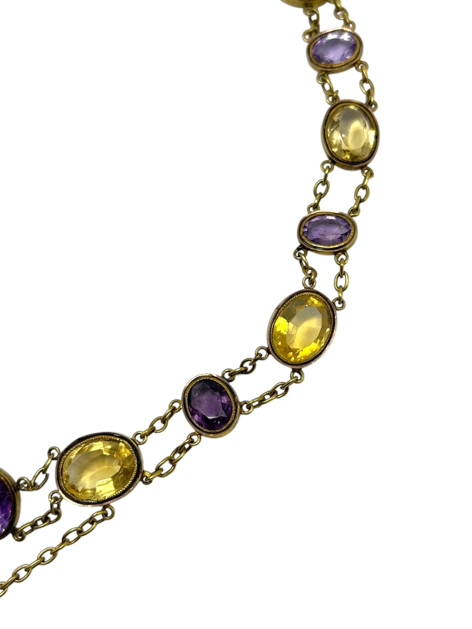 Antiguo collar victoriano Rivière Corte pera en venta