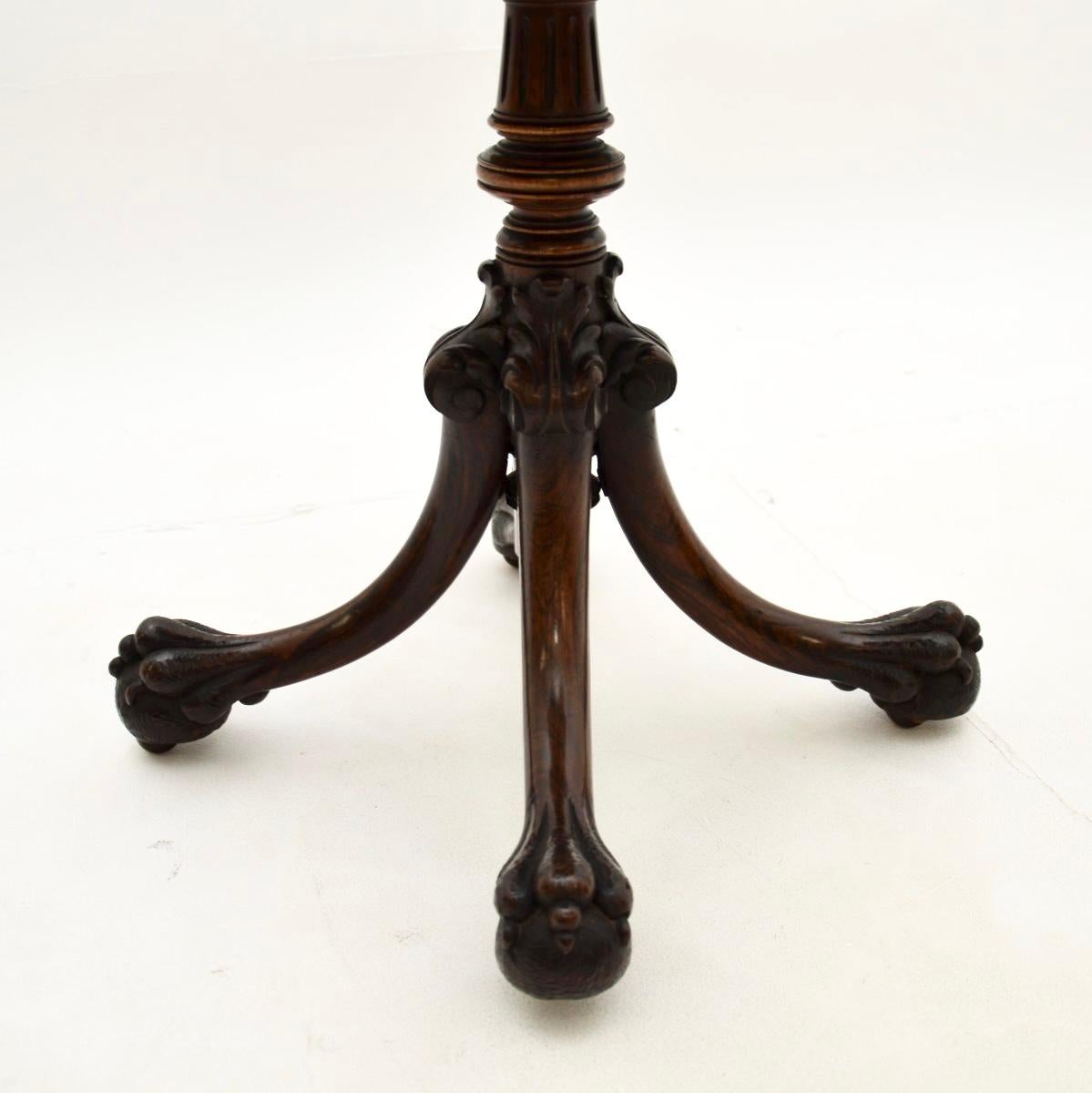 Ancienne bibliothèque/table d'appoint victorienne tournante en vente 1