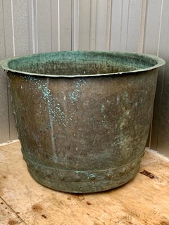 Antique Victorian Riveted Copper Verdigris, circa 1870