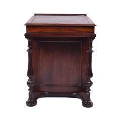 Antique Victorian Rosewood Davenport