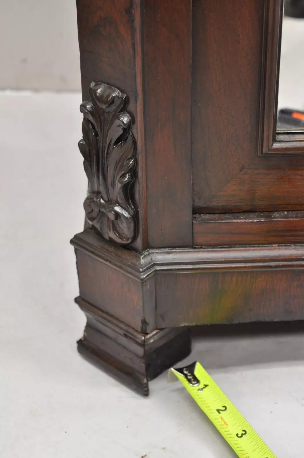 Antike viktorianische Palisander Marmor Top Spiegel Sideboard Buffet attr. John Jelliff im Angebot 3