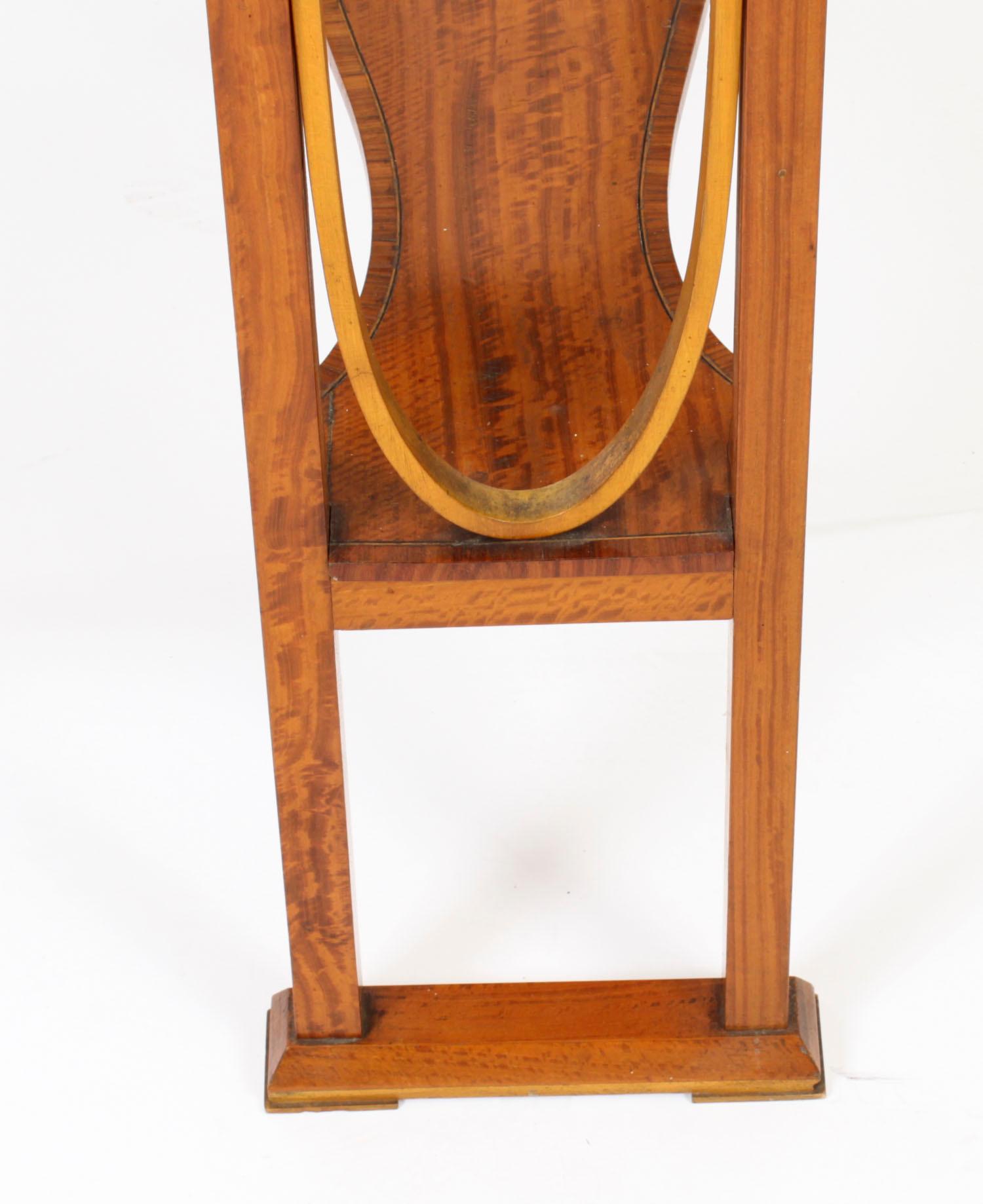 Antique Victorian Satinwood Towel Rail 19th Century 3