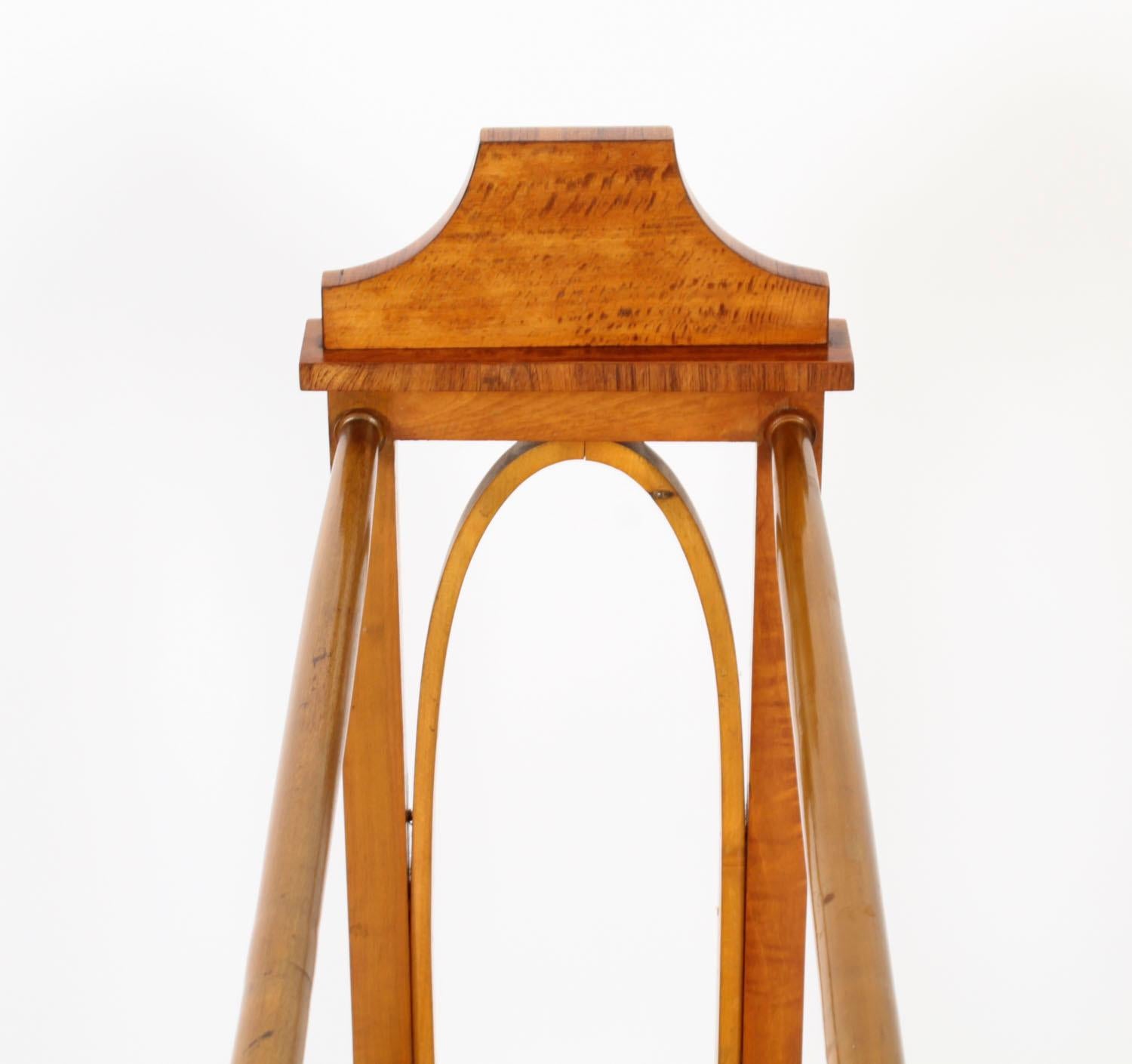 Antique Victorian Satinwood Towel Rail 19th Century 4