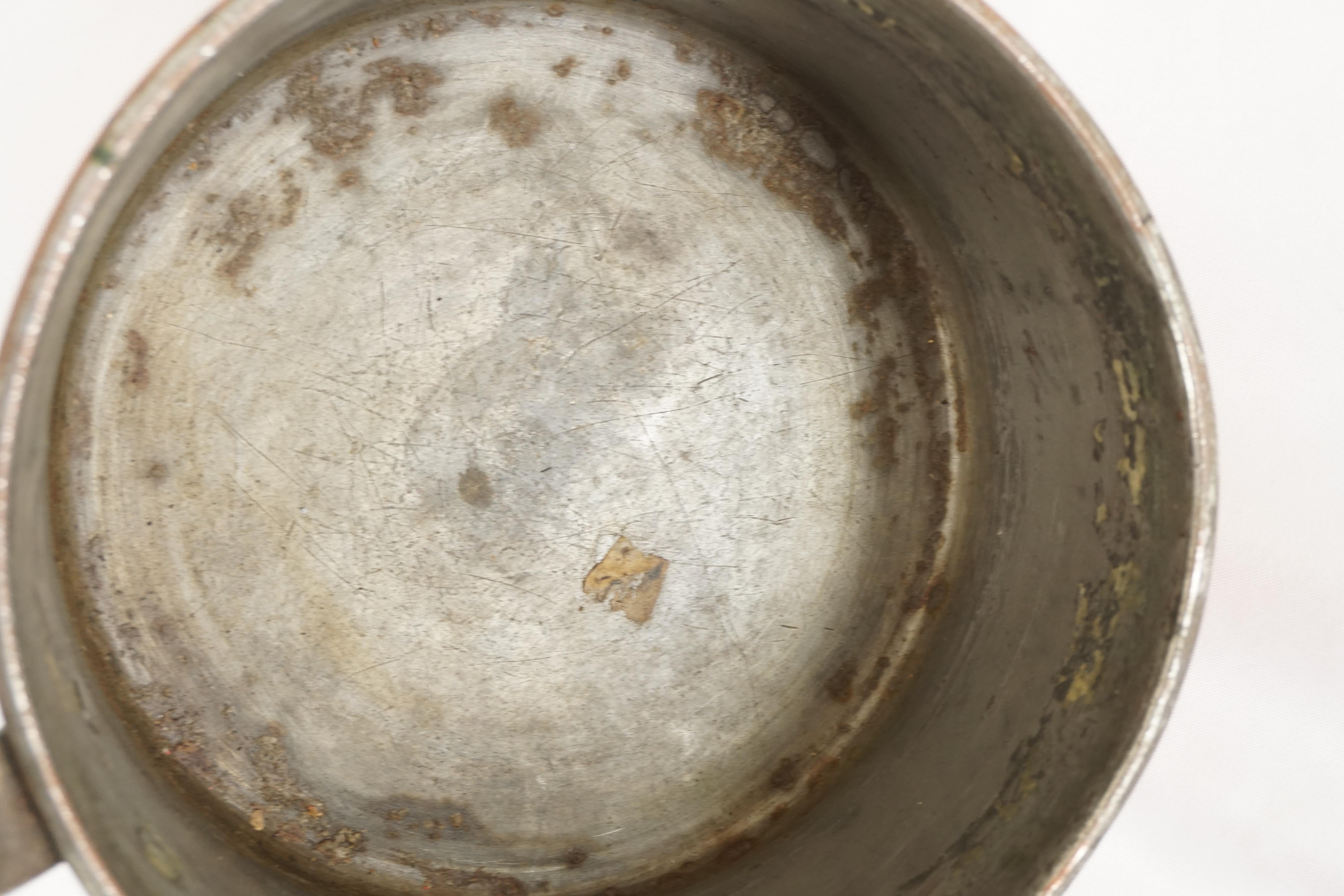 Antique Victorian Saucepan, Cooking Pot With Handle, Scotland 1890, B2859 2