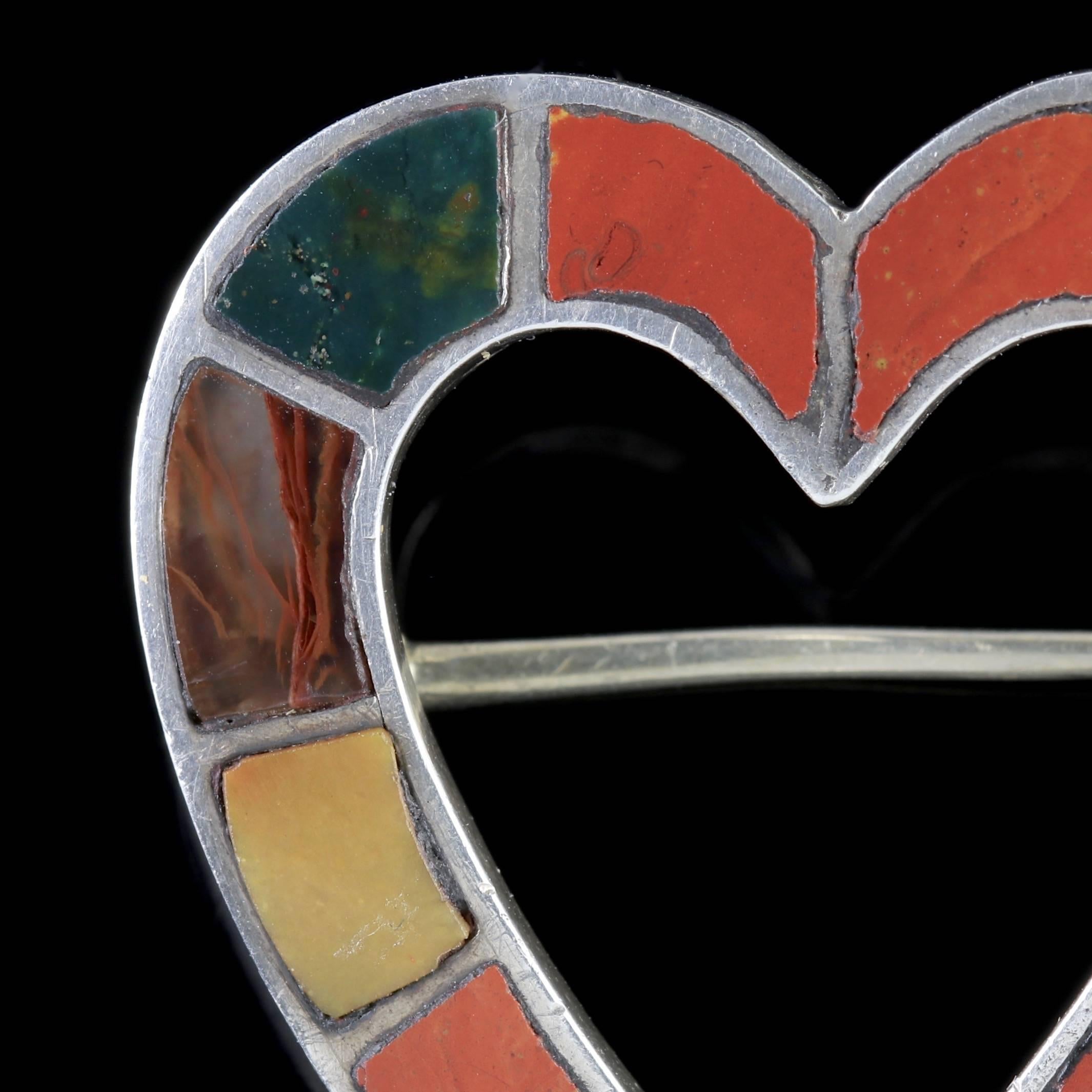 To read more please click continue reading below-

This highly collectable Antique Victorian Scottish heart brooch is Circa 1860.

Scottish jewellery was made popular by Queen Victoria as it became a souvenir of her frequent trips to Scotland and