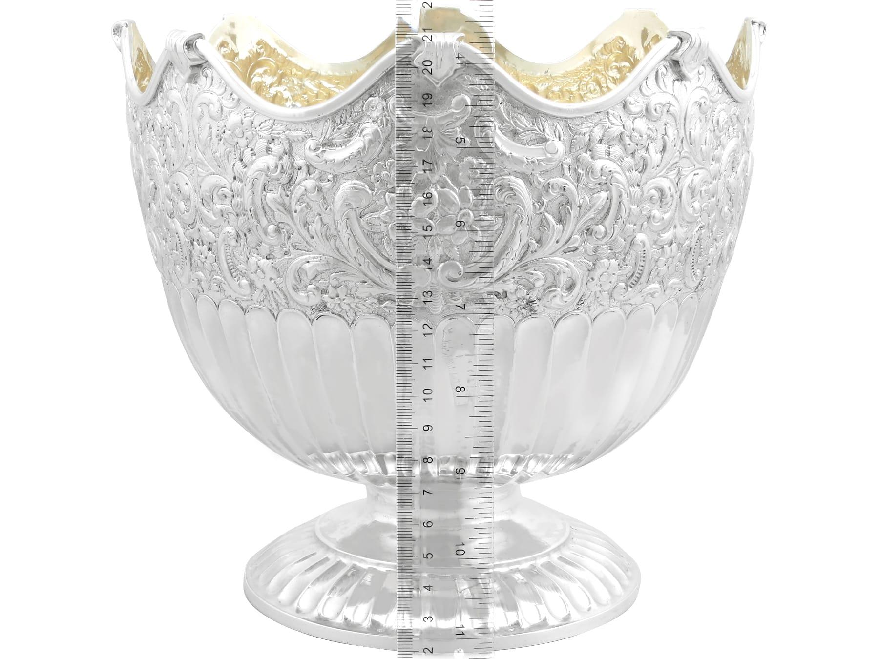 Antica ciotola di presentazione vittoriana scozzese in argento sterling in vendita 2
