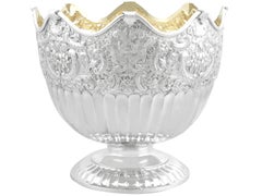 Antique Victorian Scottish Sterling Silver Presentation Bowl