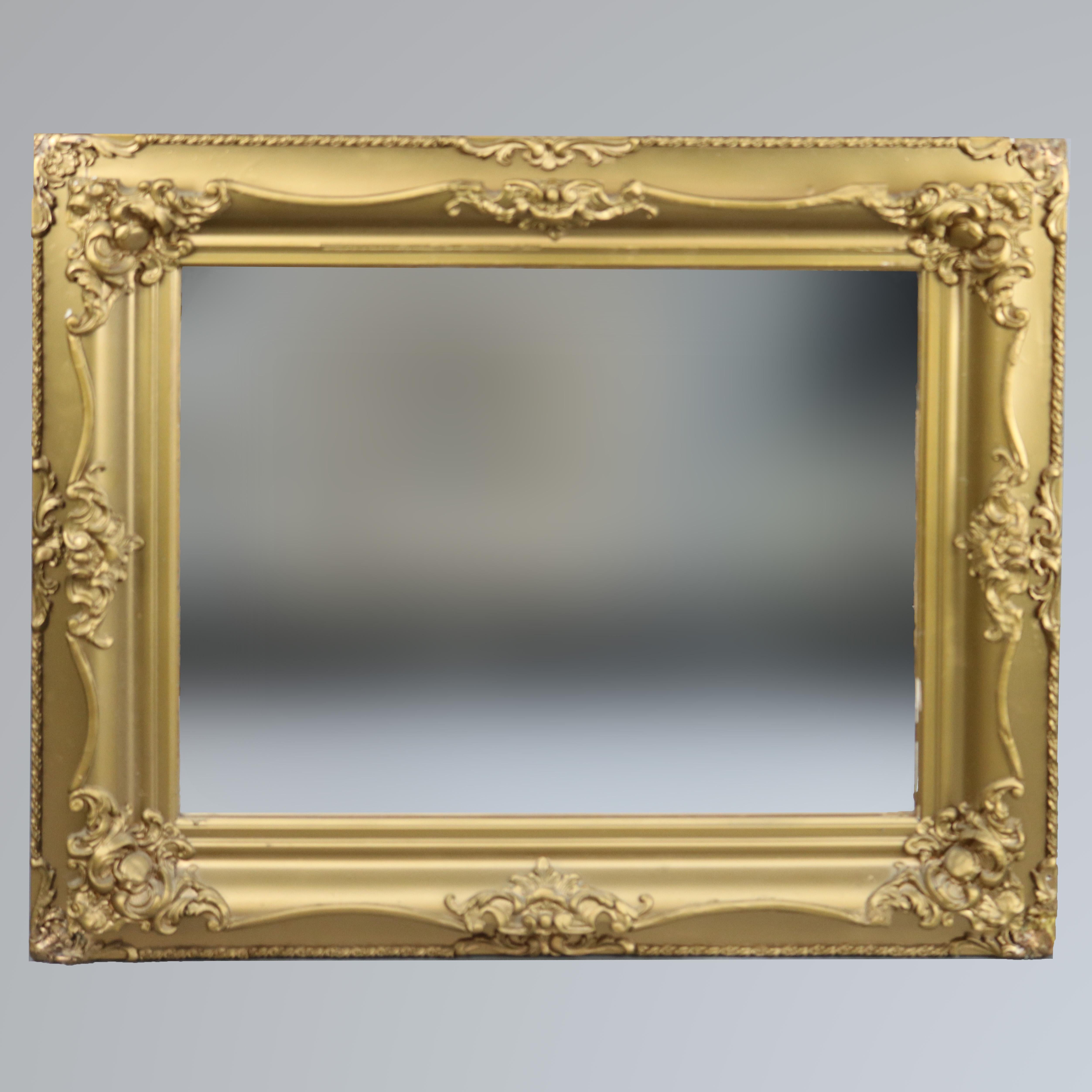 victorian gold mirror