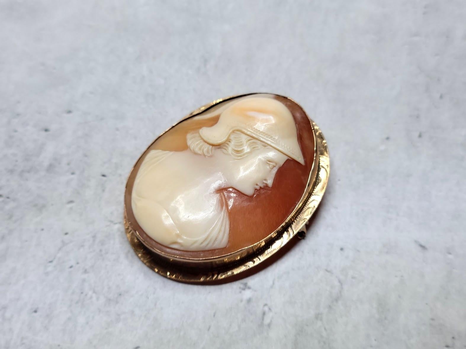 antique shell cameo