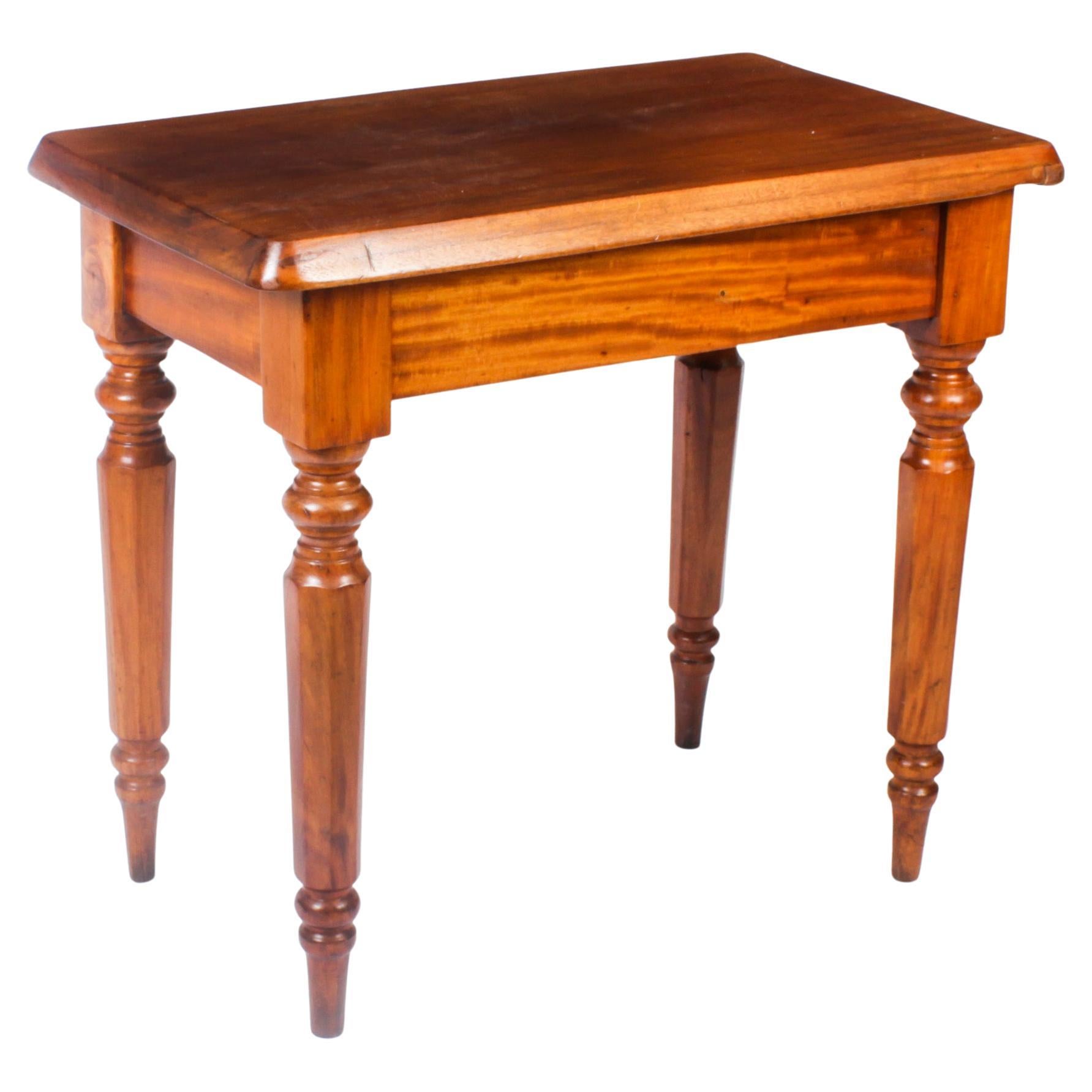 Antique Victorian Side Table Occasional Table 19th Century