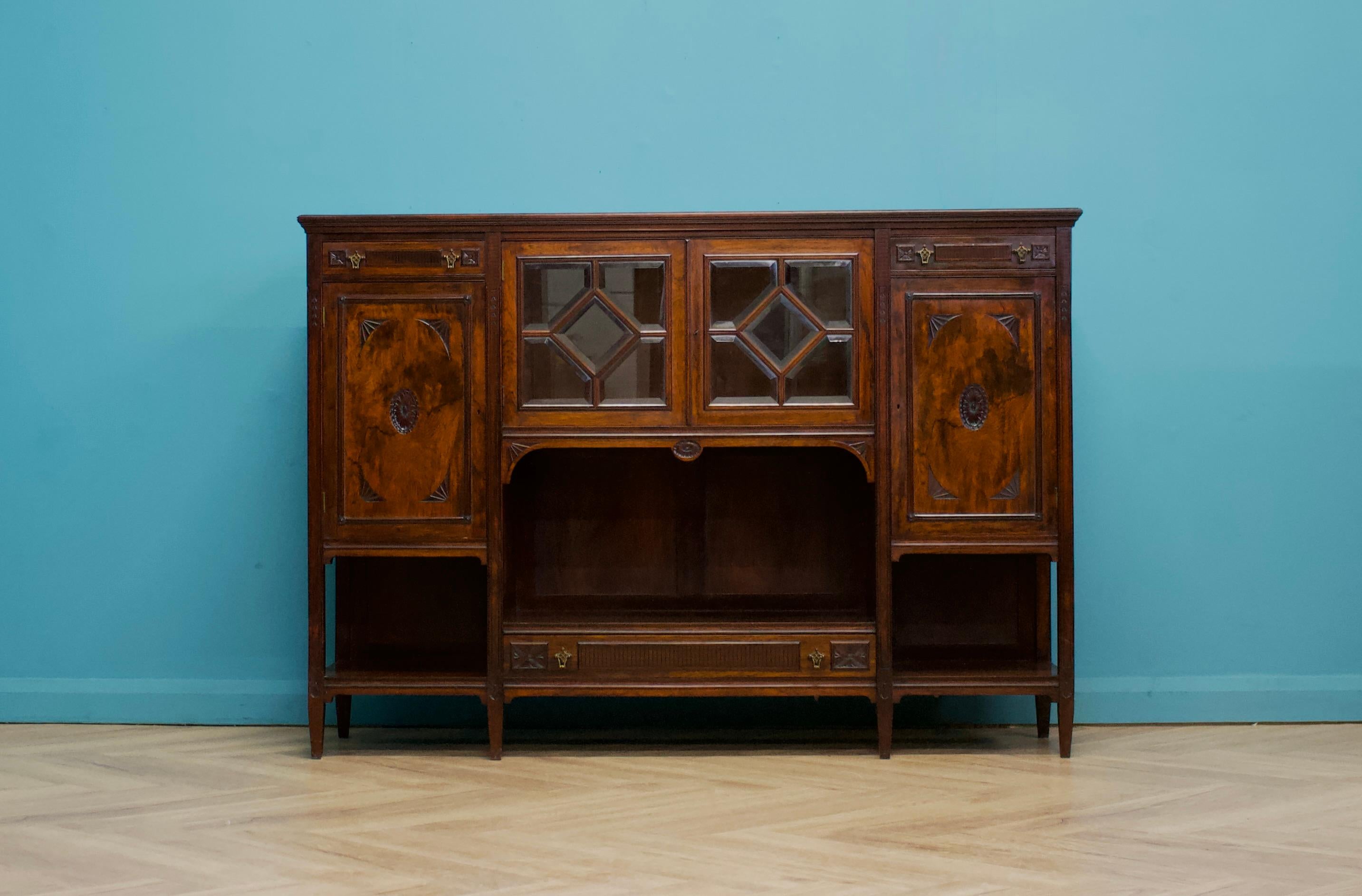 Art Deco Antique Victorian Sideboard, 1880s For Sale