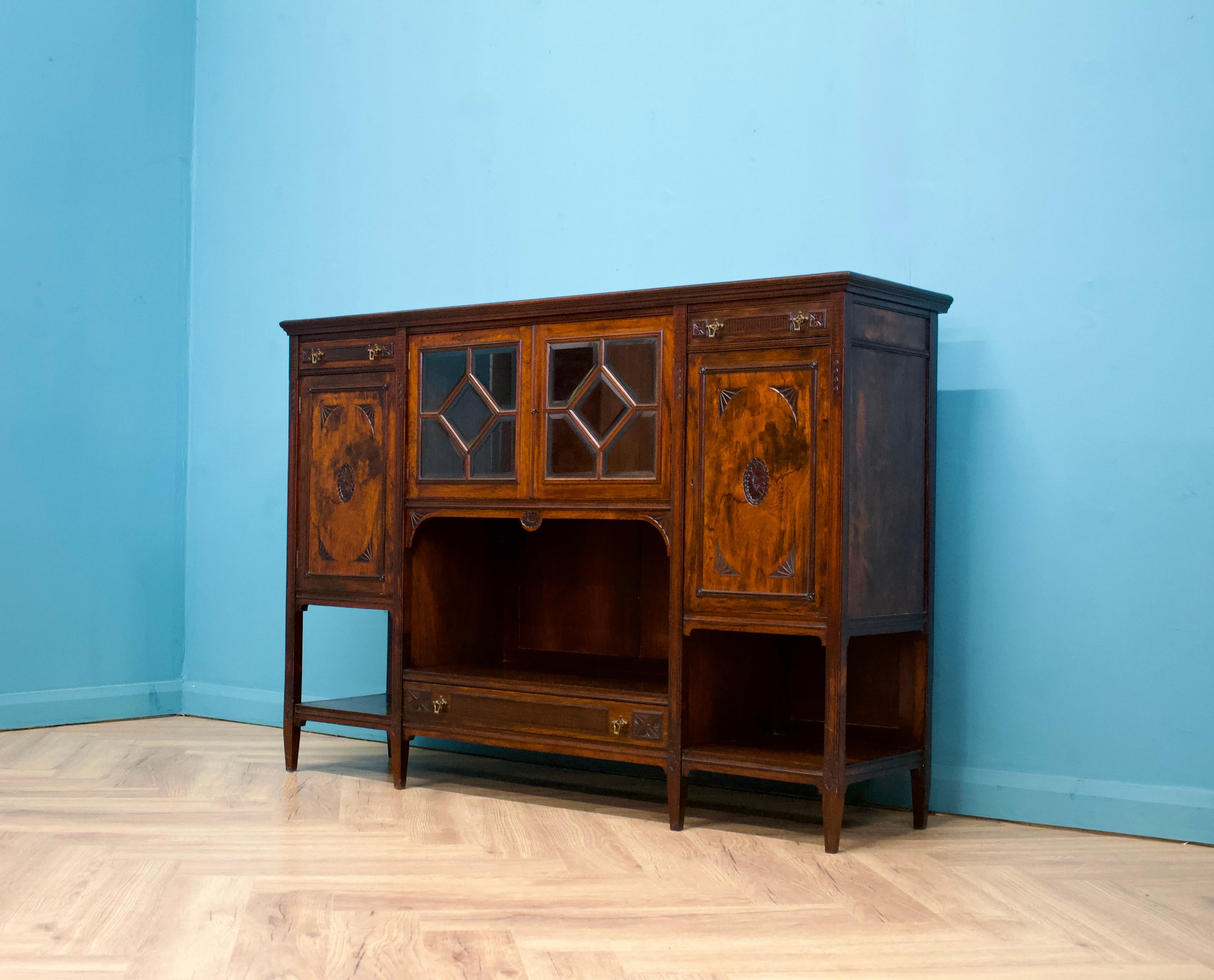 British Antique Victorian Sideboard, 1880s For Sale