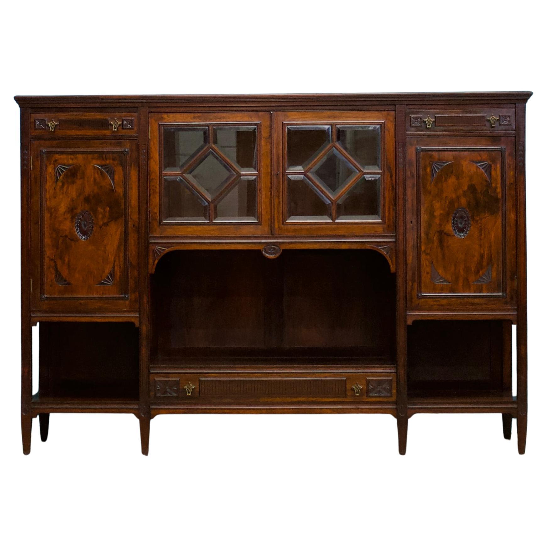 Antique Victorian Sideboard, 1880s