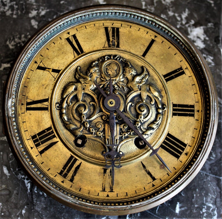 Tiffany and Co. Antique Victorian Bronze Ornately Cast Figural Wall