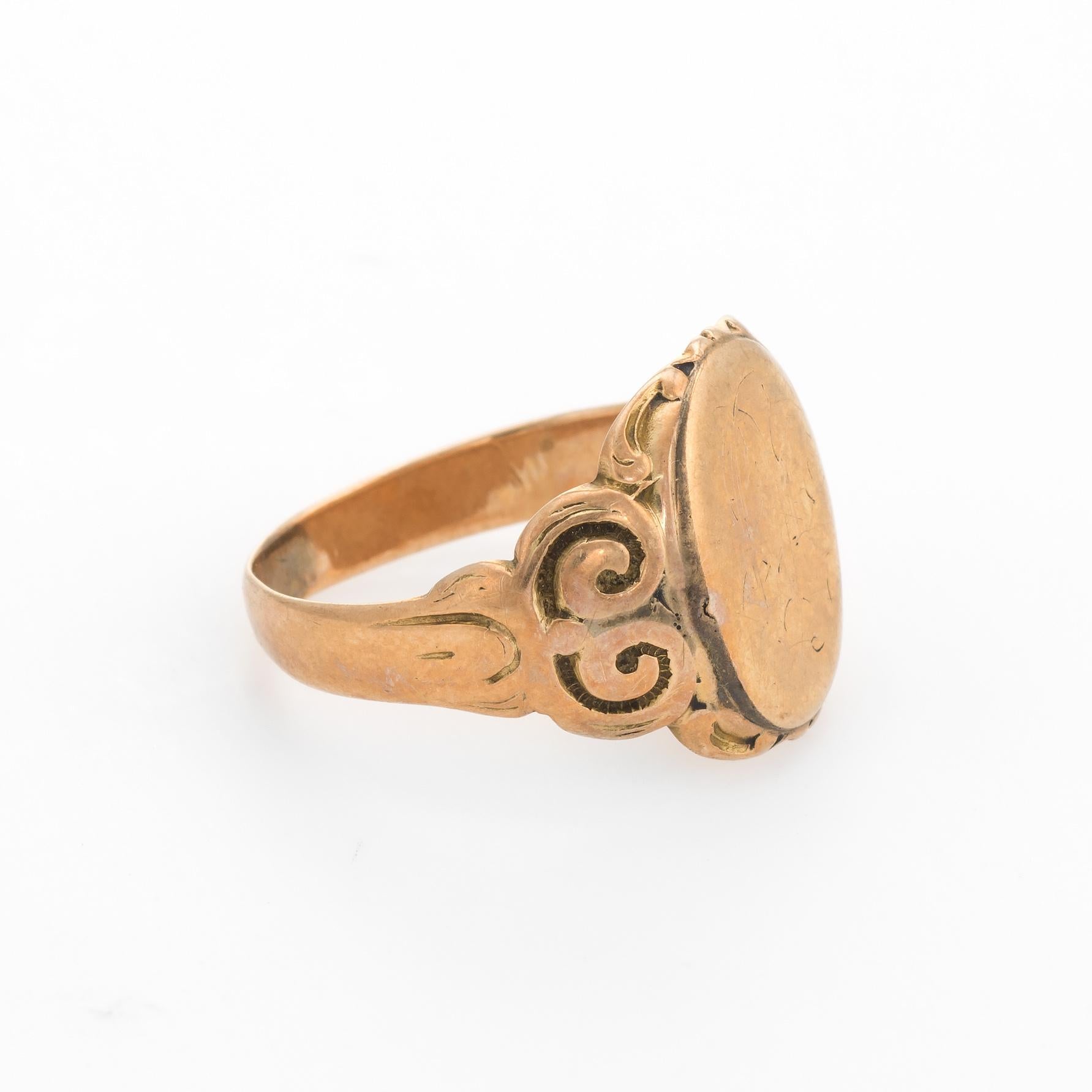 victorian signet rings