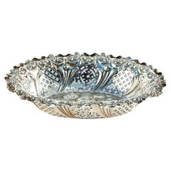 Plato Bon Bon Antiguo Victoriano de Plata