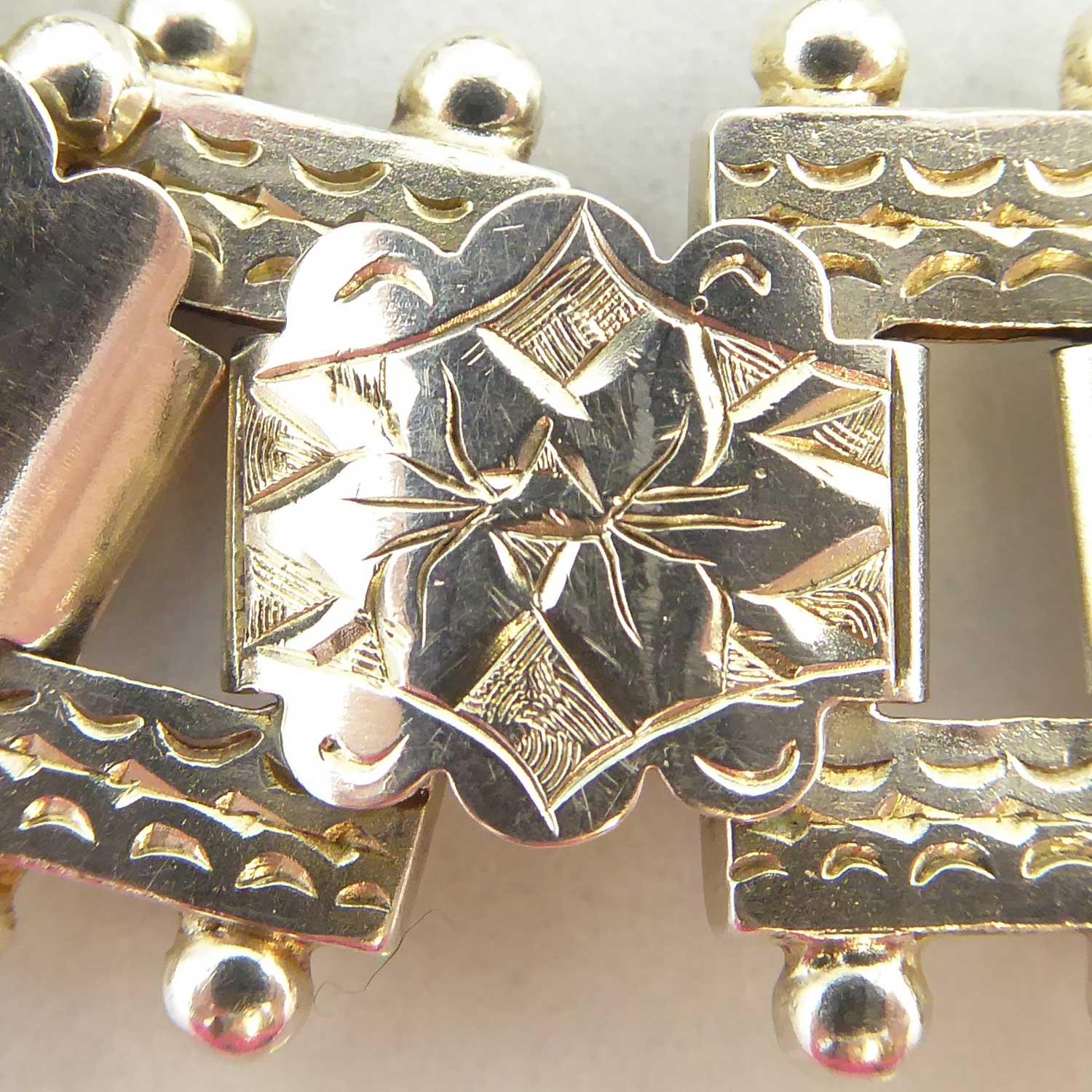 Antique Victorian Silver Bracelet, circa 1900 3