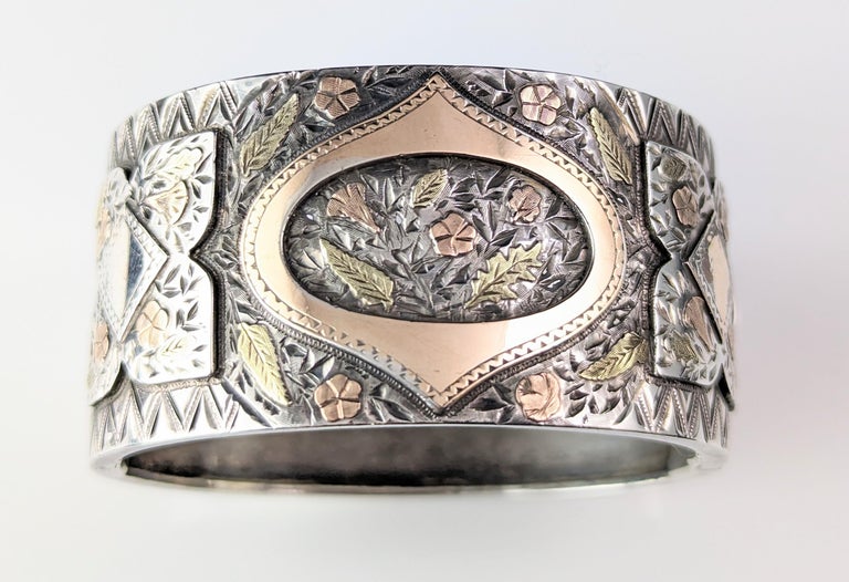 Bracelet Ancien En Argent Massif - Bijou Vintage Argenté, Parfait état Occasion