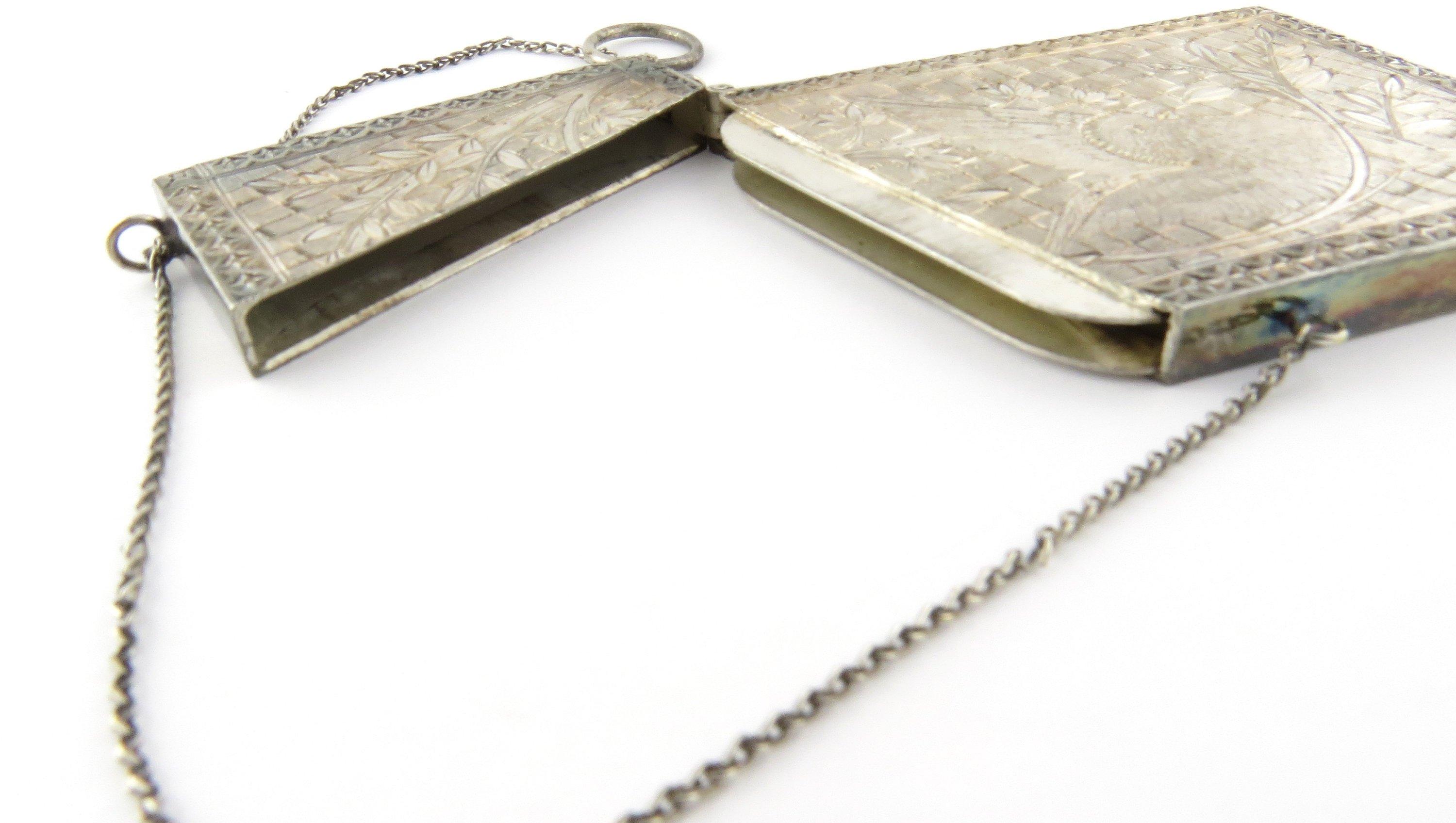 victorian calling card holder