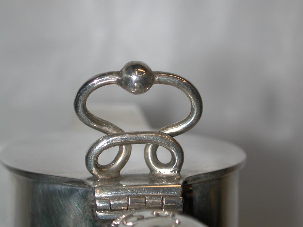 Antique Victorian Silver Handled Cut Glass Claret Jug, 1896 1