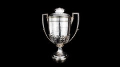 Antique Victorian Silver Large Trophy Cup