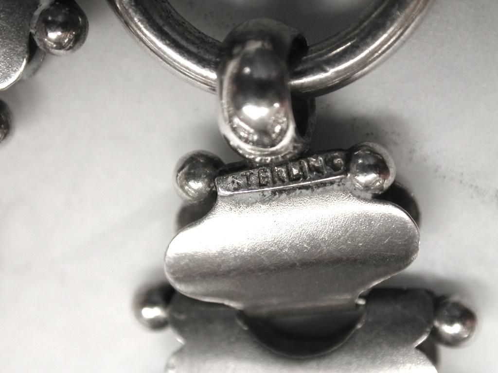 Antique Victorian Silver Locket and Collar, circa 1880 1