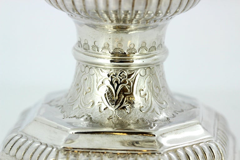 Antique Victorian Silver Pair of Salt/Pepper Holders, London, 1886 For ...