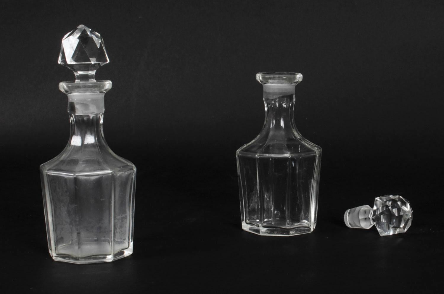 Antique Victorian Silver Plated 2 Bottle Cruet Set, 19th Century 2