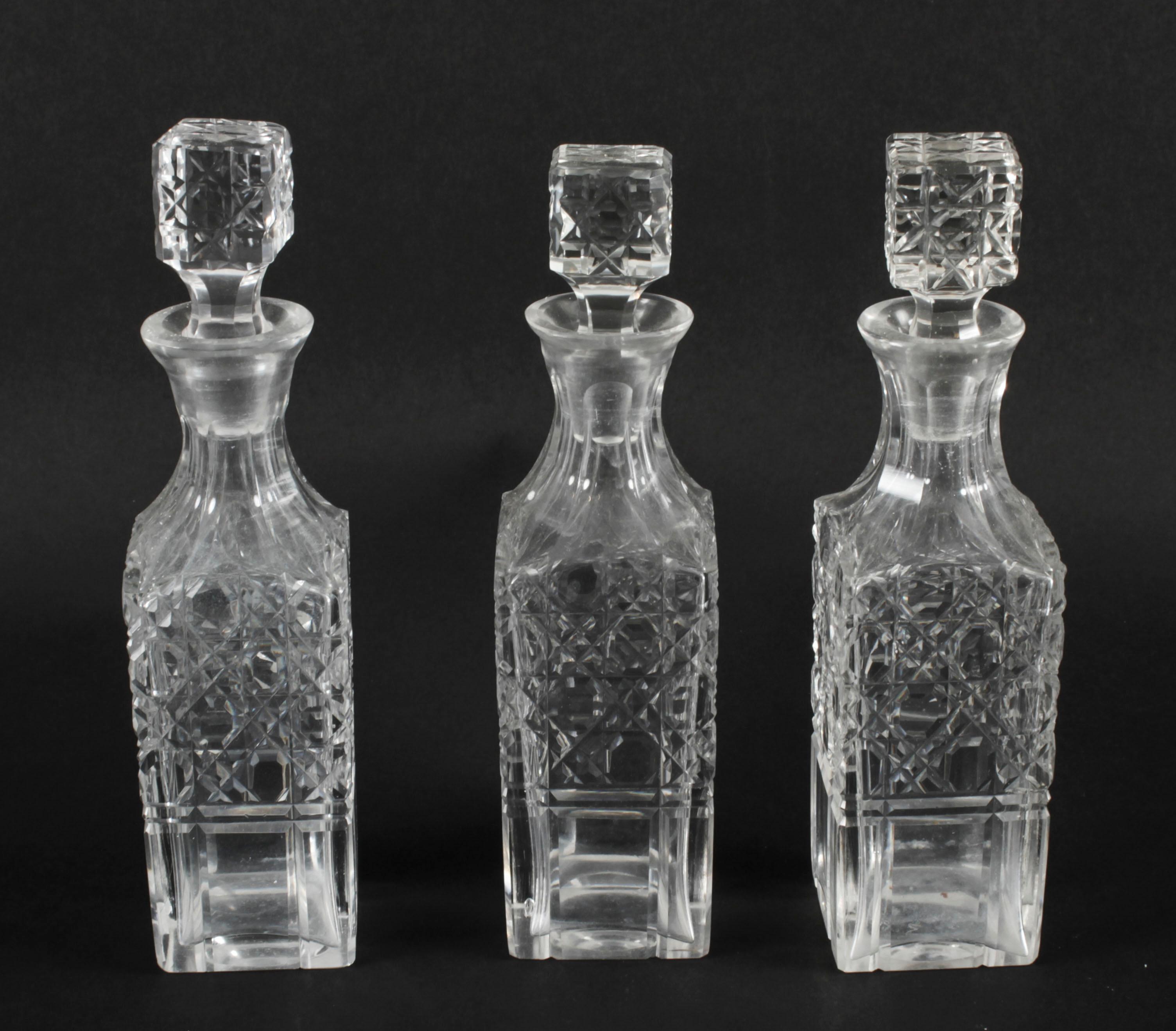 Antikes viktorianisches versilbertes 6er-Flaschen-Kreuz-Set mit Wade, Wingfield Wilkins, 19. Jahrhundert (Versilberung) im Angebot